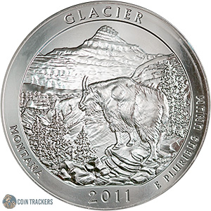 2011 P 5 Oz 99.9 Silver Glacier NP