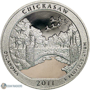 2011 S Chickasaw Proof Quarter
