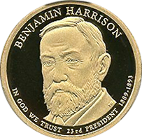 2012 S Benjamin Harrison Dollar Proof