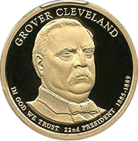 2012 S Grover Cleveland Dollar Proof