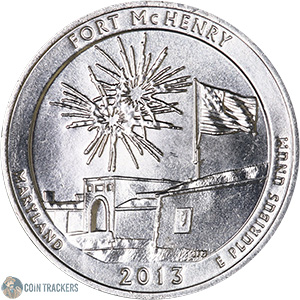 2013 S Fort McHenry Maryland Quarter (Non Proof)