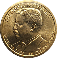2013 D Theodore Roosevelt Dollar