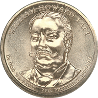 William Howard Taft Dollar Value