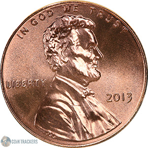 2013 Shield Penny (no Mint Mark)