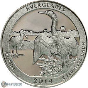 2014 D Everglades National Park Quarter