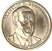2014 P Franklin D Roosevelt Dollar