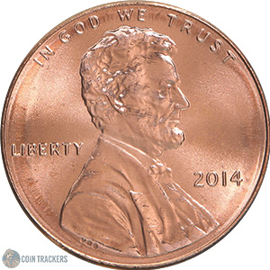 2014 Shield Penny (no Mint Mark)