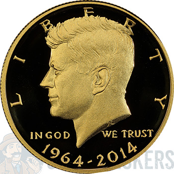 2014 W .9999 Gold Half Dollar
