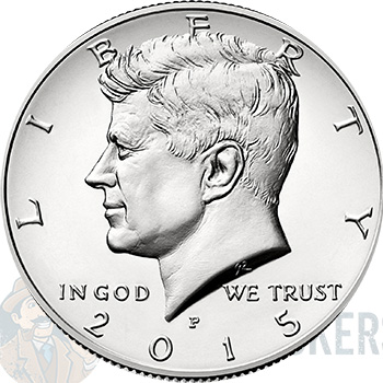 2015 P Kennedy Half Dollar
