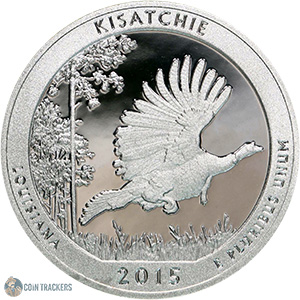 2015 S Kisatchie Louisiana (90% Silver Proof)