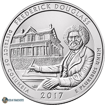 2017 S Fredrick Douglass DC Quarter