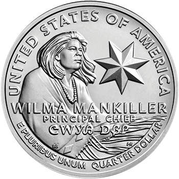 2022 P Wilma Mankiller Quarter