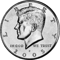 2013 ~  P&D Mint   John F Kennedy Half Dollars  <>  MS GEM BU Condition   jfk 